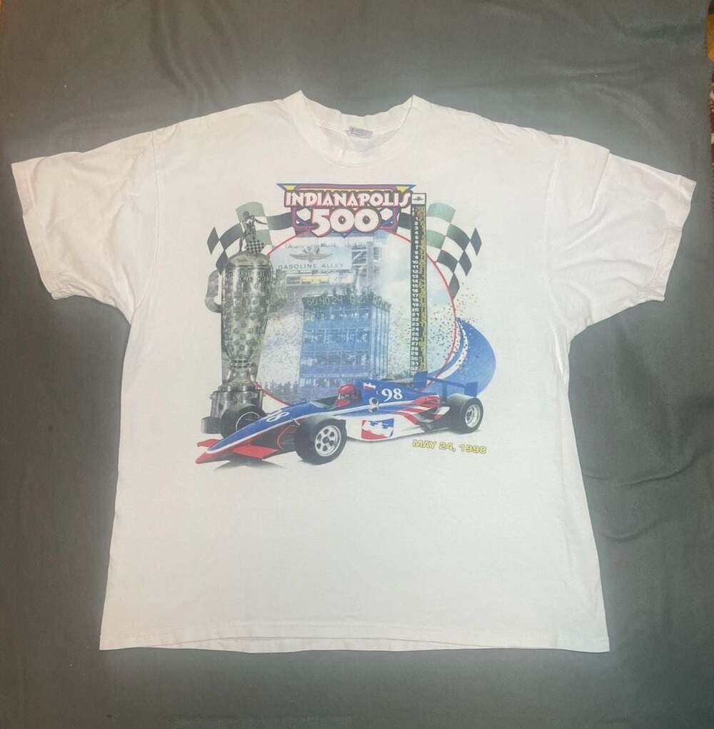 Vintage 1998 Indianapolis 500 Racing T-Shirt Size XXL